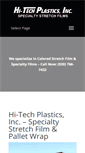 Mobile Screenshot of hi-techplastics.net